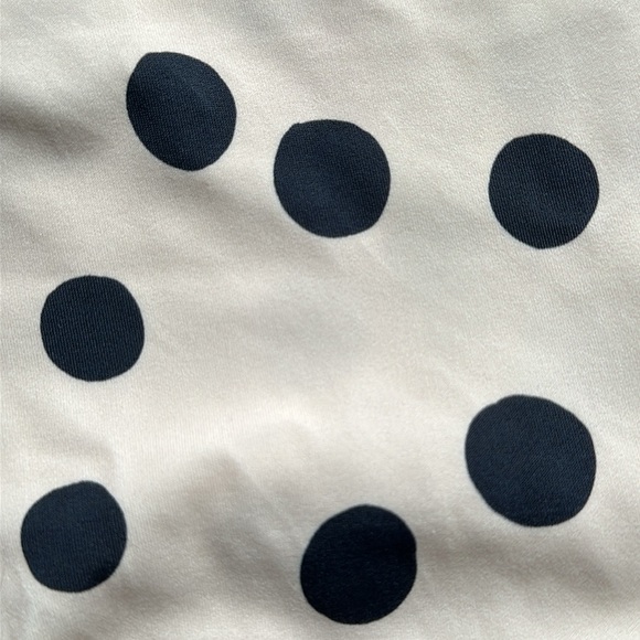 Aila Blue Polka Dot High Waisted Bikini Bottom S - Picture 10 of 10